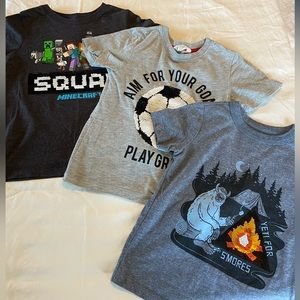 Bundle of boys Sequin-flip tees